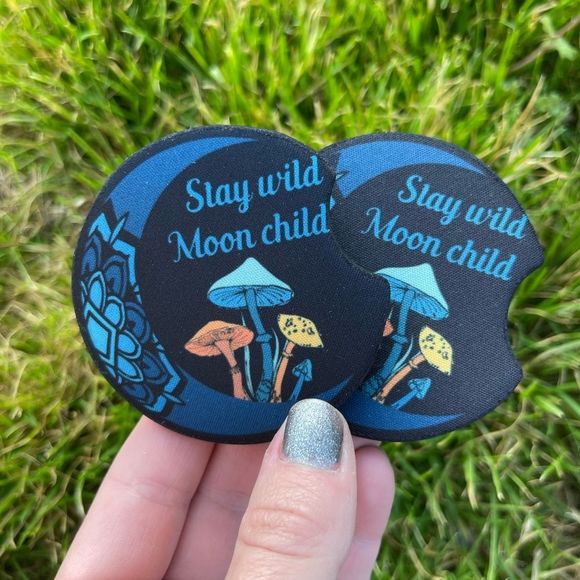 Stay Wild Moon Child Car Coaster Set | Car Accessories - Picture 5 of 10